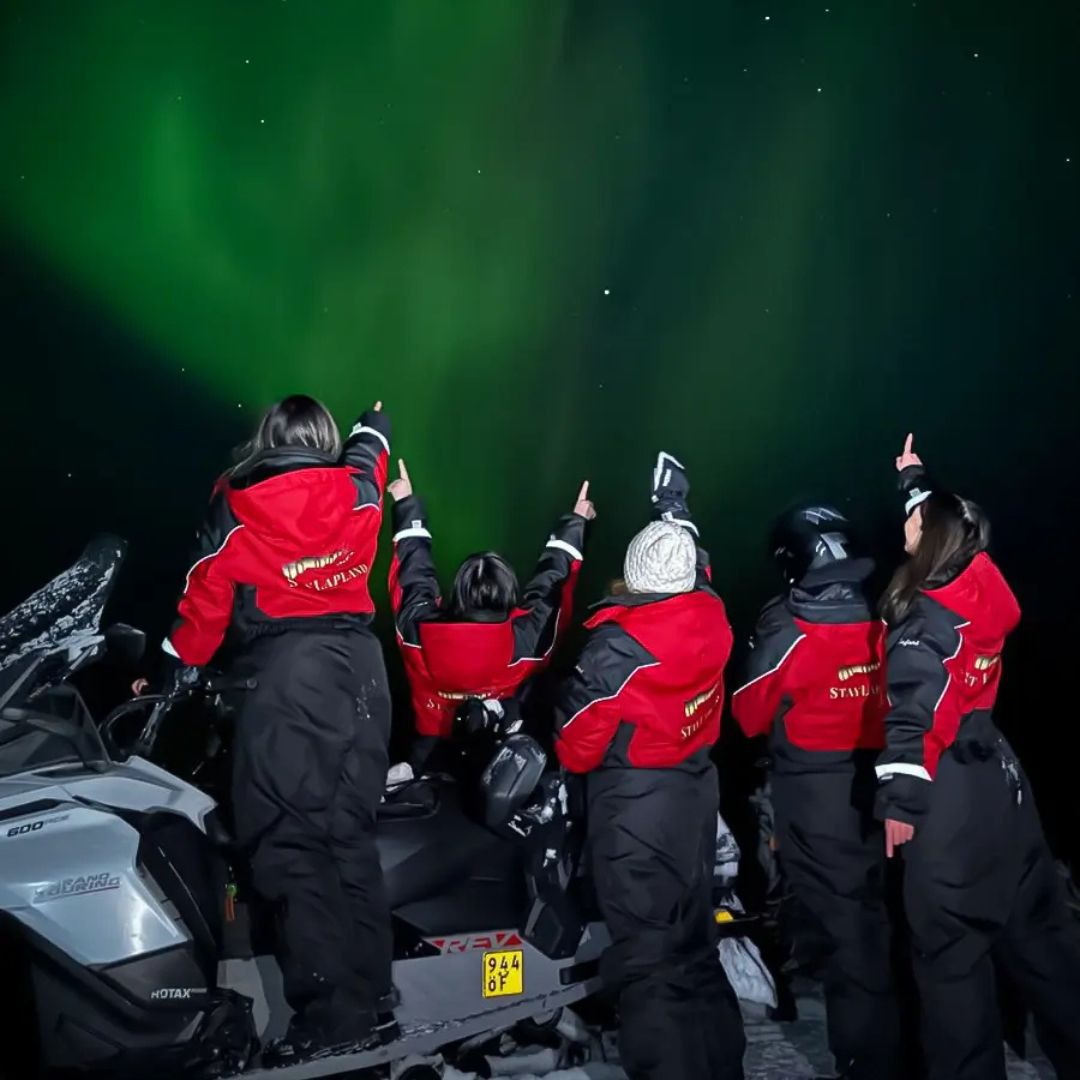 Northern Lights Snowmobile Adventure - Lapland Winter Park